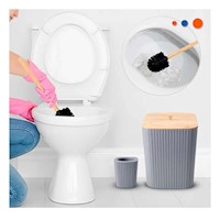 Contenedor Versatil Set 6 Piezas Gris Funcional y Suave Para Uso Diario Y+Ligas Regalo